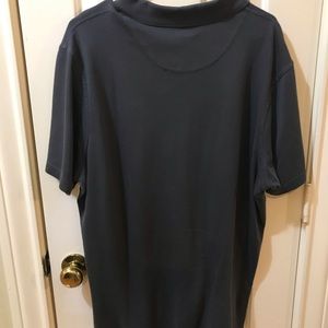 Tasso Elba men’s basic rugby polo shirt L. Gray